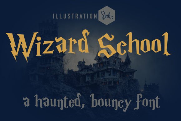 Wizard School Fuentes Serif Fuente Por Illustration Ink