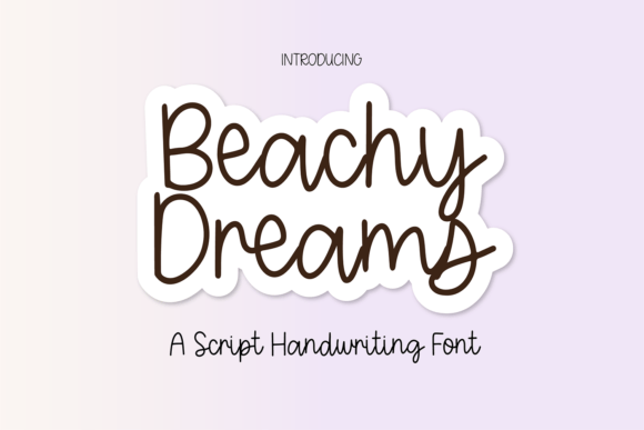 Beachy Dreams Script & Handwritten Font By blushfontco