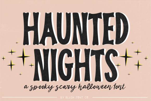 Haunted Nights Display Font By blushfontco