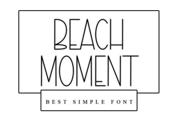 Beach Moment Sans Serif Font By PAYJHOshop