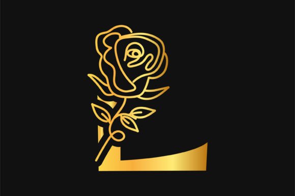 Golden Letter L Luxury Color Letter Logo Graphic Logos By Ahmad Designs