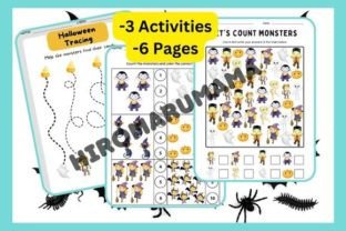 Halloween Math: Preschool and Kinder Graphic K By Hiromarumama 2