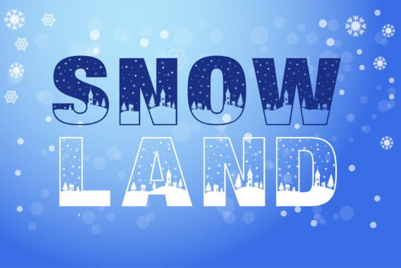 Snowland Display Font By susecreative