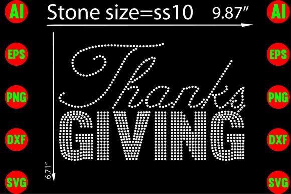 Thanksgiving Rhinestone Templates.. Graphic T-shirt Designs By creative writing