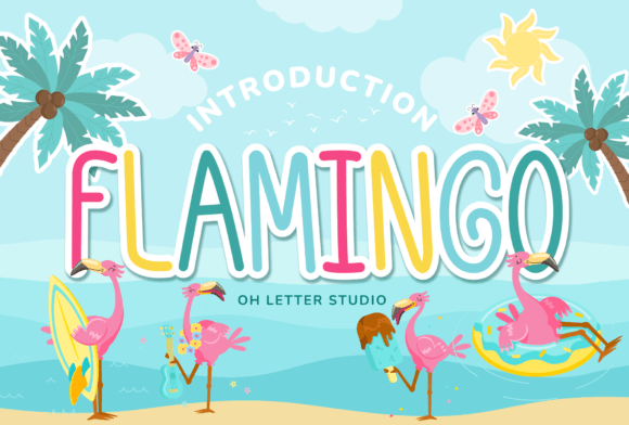 Flamingo Display Font By OH Letter Studio