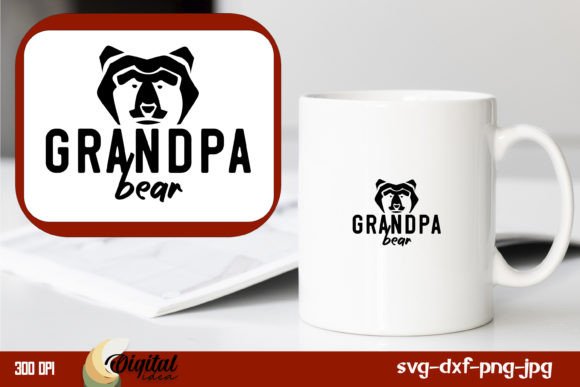 Grandpa Bear Graphic Crafts By Digital Idea
