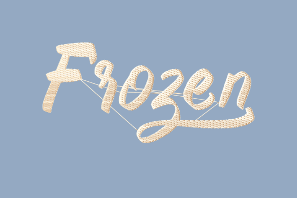Frozen Magical Lettering Travel & Season Embroidery Design By setiyadissi