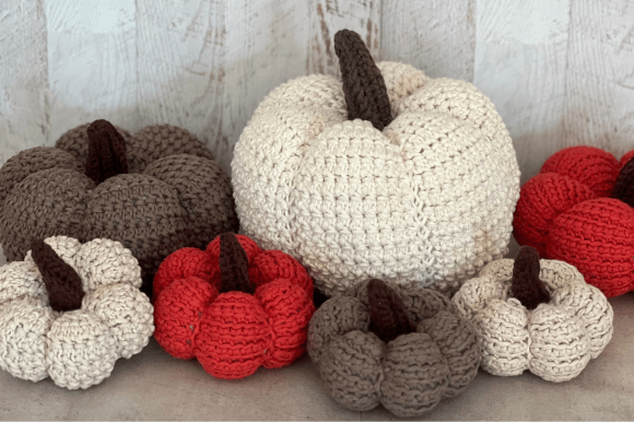 Crochet Pumpkin Pattern Grafik Häkelmuster Von myoumaralie