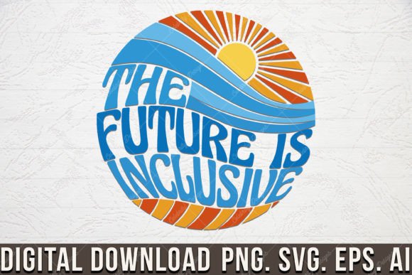 The Future is Inclusive Vintage Autism Graphic T-shirt Designs By Celebrity Designs