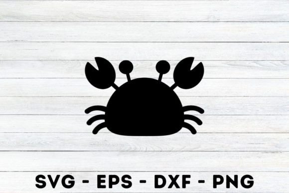 Crab Silhouette Svg Graphic Illustrations By MagaArt