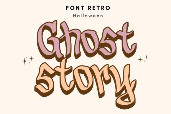 Ghost Story Display Fonts Font Door komsan_ks