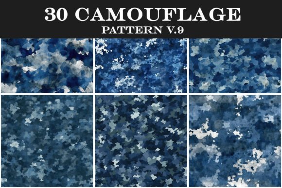 Camouflage Pattern V.9 Graphic Patterns By Kim Sun Ho