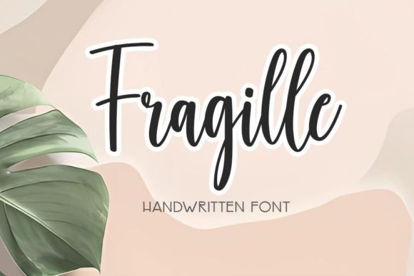Fragille Script & Handwritten Font By richhandberg
