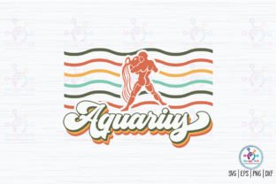 Aquarius Retro SVG Graphic Crafts By DesignHub103 1