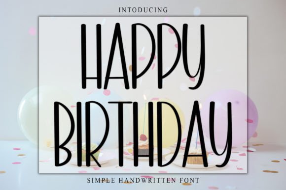 Happy Birthday Script & Handwritten Font By Inermedia STUDIO