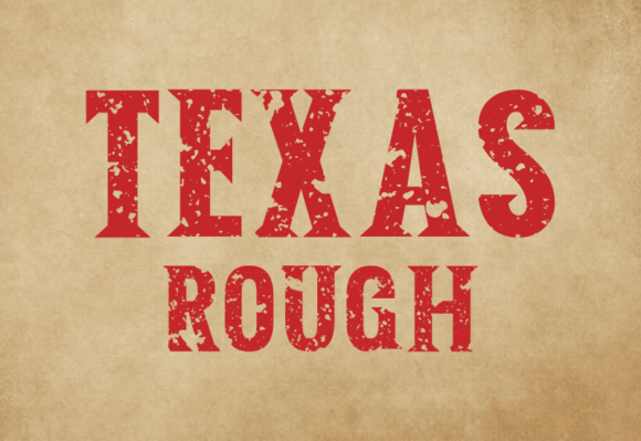 Texas Rough Serif Font By GraphicsNinja