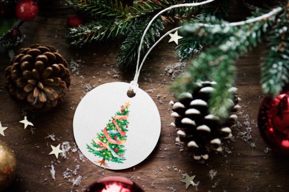 Watercolor Vintage Christmas Tree PNG Grafik KI Transparente PNGs Von Tanvir Design Lab