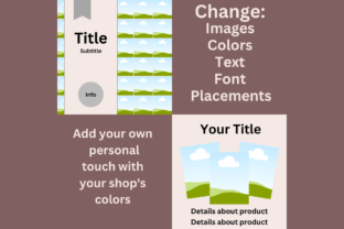 30+ Etsy Listing Canva Template Set +PDF Graphic Product Mockups By ByAshleyDesignStore 3