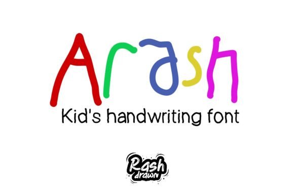 Arash Script & Handwritten Font By Rashdrawn