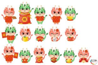 Dragon Chinese New Year PNG Gráfico Ilustrações para Impressão Por TitaDigitalArts 5