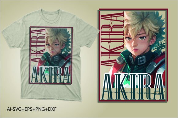 Anime T Shirt Design Graphic T-shirt Designs By AI King