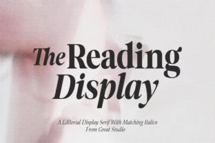 The Reading Display Serif Font By Great Studio 1