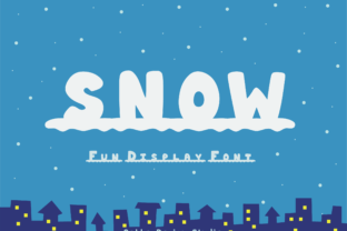 Snow Display Font By Pakka Design Studio 1