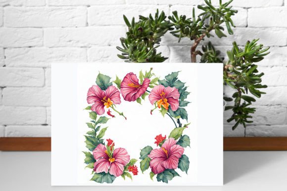 Watercolor Painting Beautiful Flower Graphic Illustrations By Ujjal Mia