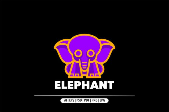 Elephant Logo Design Template Grafika Logo Przez Bayuktx