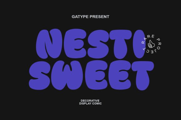 Nesti Sweet Display Font By gatype