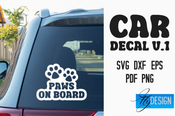 Car Decal | Car Decals SVG | Quotes V.1 Gráfico Manualidades Por flydesignsvg