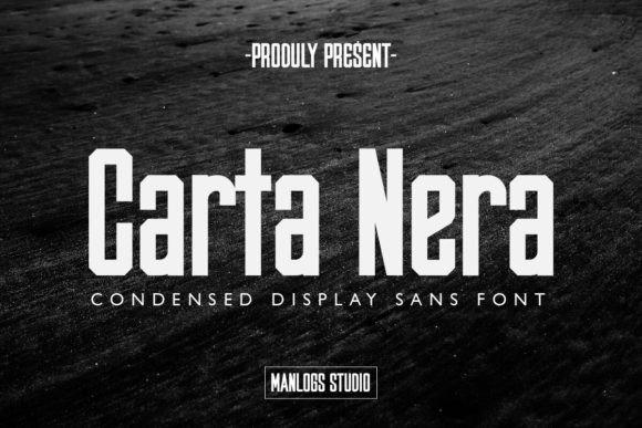 Carta Nera Sans Serif Font By Manlogs Studio