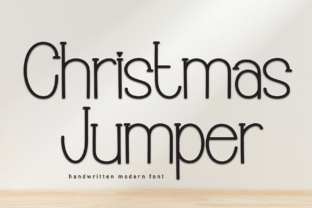 Christmas Jumper Czcionki Skryptowe Czcionka Przez Strongkeng Old 1