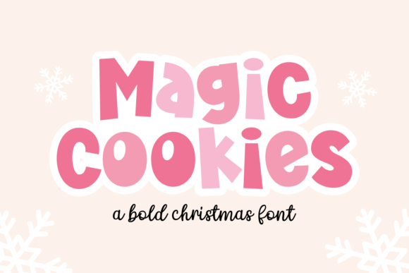 Magic Cookies Display Font By Dreamink (7ntypes)