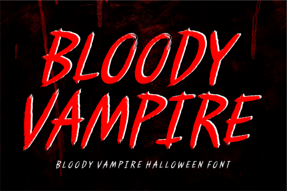 Bloody Vampire Display Font By Riman (7NTypes)