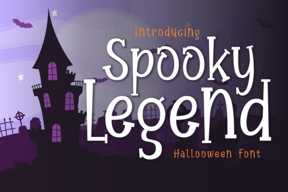 Spooky Legend Display Font By Wankriss
