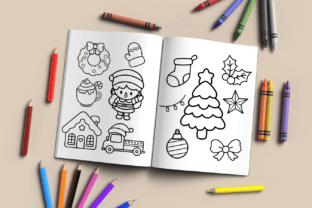 Christmas Doodle Dingbats Font By Babymimiart 6