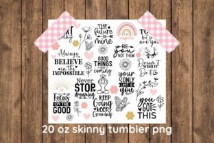 Inspirational Tumbler Wrap Png Graphic Tumbler Wraps By PaperiePrintsCo 2