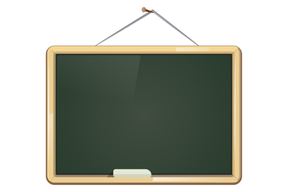 Green Chalckboard. Empty School Board. C Graphic Illustrations By microvectorone