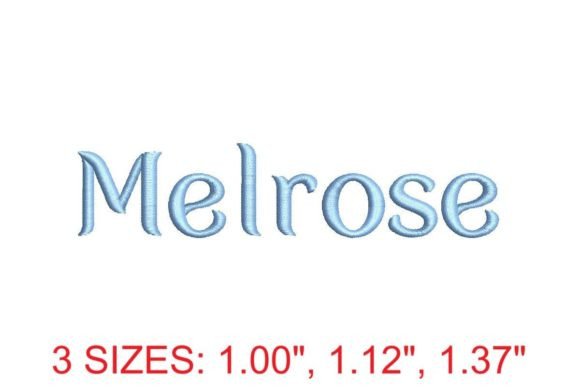 Melrose Embroidery Font Back to School Embroidery Design By Digitizingwithlove