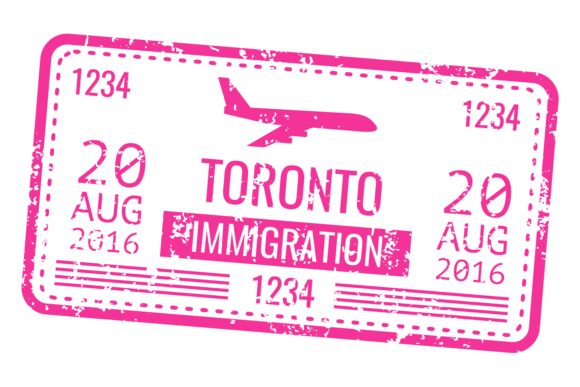 Immigration Stamp. Airport Passport Mark Graphic Illustrations By microvectorone