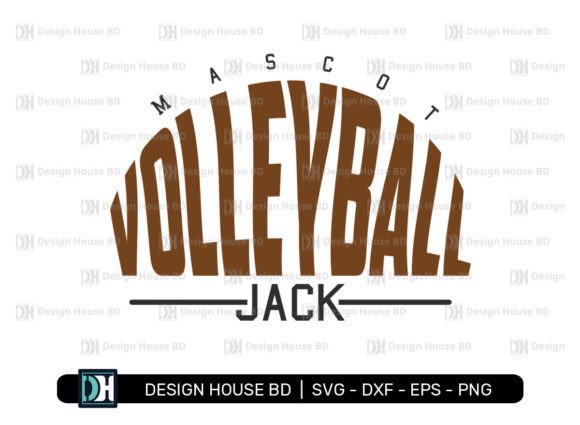 Mascot Volleyball Jack Svg, Svg, Eps, Graphic Crafts By designhouseart.bd