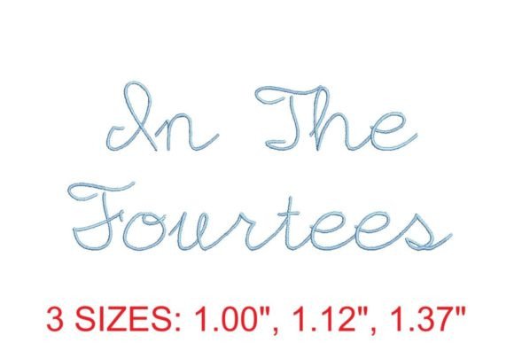 In the Fourtees Embroidery Font Back to School Embroidery Design By Digitizingwithlove