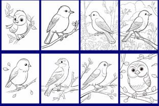 184 Cute Bird Coloring Pages for Kids Graphic Coloring Pages & Books Kids By VIRTUAL ARTIST 2