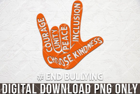 Choose Kindness End Bullying Unity Day Gráfico Diseños de Camisetas Por Celebrity Designs