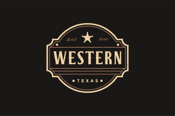 Emblem of Country, Western Logo Graphic Logos By DOMHOUZE