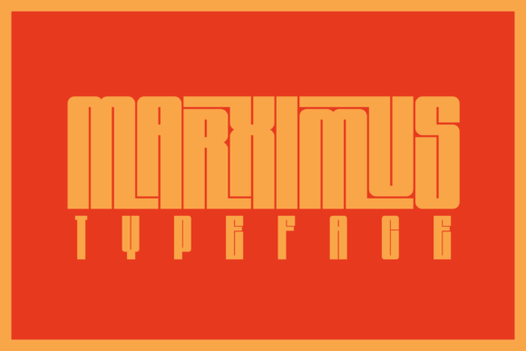 Marximus Sans Serif Font By Toko Laris Djaja