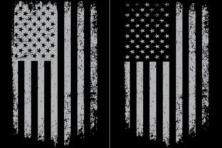 USA Distressed Flag Design Graphic T-shirt Designs By teestore