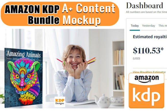Amazon KDP a+ Content Mockup Bundle Graphic Product Mockups By KDP Designs