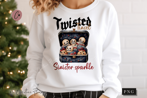 Twisted Tinsel Sinister Sparkle PNG Afbeelding Crafts Door Christine Fleury